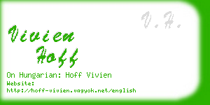 vivien hoff business card